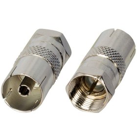 Resim F KONNEKTOR ERKEK 60 OHM DİSİ CEVİRİCİ METAL KONNEKTOR 