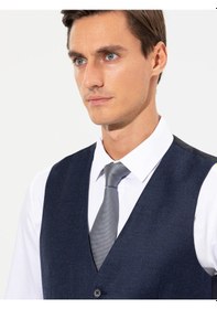 Resim Cacharel Lacivert Slim Fit Yelek 