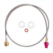 Resim Empoorlium CGA320 Co2 Adaptör Hızlı Bağlantı Hortumu Duo/terra/art Soda Makinesi Co2 Adaptörü ile Uyumlu (Yurt Dışından) 