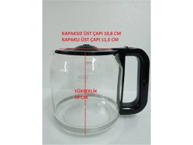 Resim DeLonghi ICM15210 Filtre Kahve Makinesi Demliği 