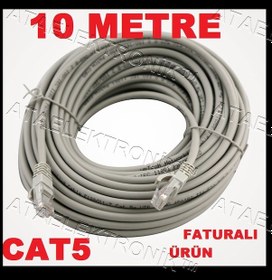 Resim 10M 10 Mt Metre Ethernet Internet Modem Bilgisayar Kablo Cat5 