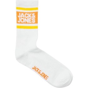 Resim Jack & Jones Jack&jones Jaclogo Strıpe Tennıs Sock 12250750 Turuncu 001 