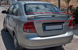 Resim Chevrolet Kalos Sedan Spoiler 