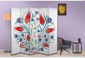 Resim Motifli Özel Tasarım Paravan Room Divider PRV1082, 180 x 180 