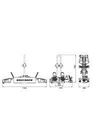 Resim BuzzRack Buzz Rack Eazzy 2 Çeki Demiri Bisiklet Taşıyıcı 13 Pin 