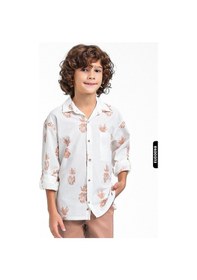 Resim Xo Kids Erkek Çocuk Gömlek 5-14 Yaş 24118 Kahverengi 