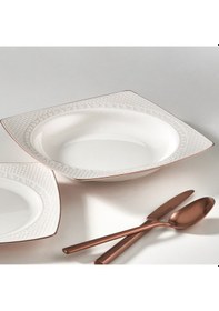 Resim Güral Bonenjoy 8 Parça 2 Kişilik Bone Yemek Takımı - Copper Bakır 