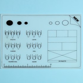 Resim Silikon Tırnak Sanatı Matı - Kokuşuz, Manikür & Pedikür Araçları için Çok Amaçlı, Parmak & Ayak Tırnakları için Mükemmel 