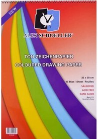 Resim Supertrend Fon Kartonu 35x50 Cm.120 Gr.15 Yp.spiralli Blok Alx-840 