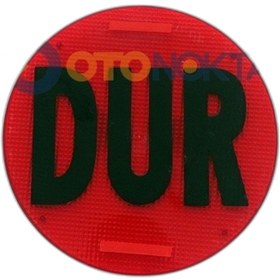 Resim Otolaria Dur Levhası Duylu Isıklı Sıyah Yazılı 