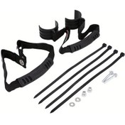 Resim Tongdashop Siyah & Turuncu Dirt Bike Ön & Arka Kurtarma Kayışı, Ayarlanabilir Toka Ve Tutacak 