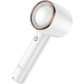 Resim Hoco HX21 Wind Telefon Tutucu Özellikli Yüksek Hızlı Masaüstü Soğutucu Fan Beyaz 