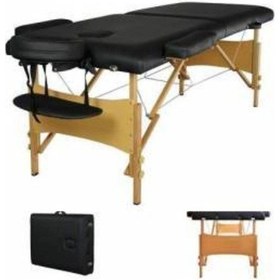 Resim Çanta Tipi Masaj Masası Ahşap Siyah Diğer 