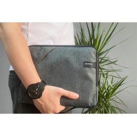 Resim Moserini Samsung Galaxy Tab A7 Lite T220 T225 8.7" Uyumlu Smart Slim Tablet Çantası - Gri 