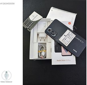 Resim Xiaomi Redmi Note 12 Pro İkinci El TR | 256 GB 8 GB | Gri 