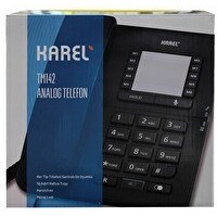 Resim Karel TM-142 Siyah Masaüstü Telefon 