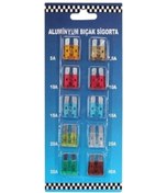 Resim Yalova Oto Aksesuar Autokit Bıçak Sigorta Mini 10 Adet - 5 7,5 10 15 20 25 30 40 Amper 