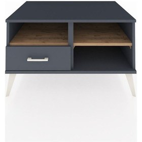 Resim Kronos Şifonyer 2 Raflı Tek Çekmeceli 88x59x48 Antrasit-çam/antrasit Çam/antrasit 