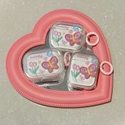 Resim 1 Adet Üç Boyutlu Kelebek Çiçeği Airpods 1/2 Nesil Koruyucu Kılıfı için Uygun Pro 3 Nesil Kulaklık Kılıfı 
