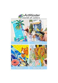 Resim A5 Eskiz Defteri 50 Yaprak 100 Gr 1 Adet 36 Renk Marker Kalem Çift Taraflı Touch Çift Uçlu Eskiz Defteri Boya Seti 