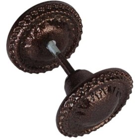 Resim BAKIR Klasik Demir Kapı Topuzu 