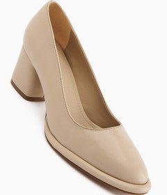 Resim Limoya Saina Bej Platform Topuklu Kadın Ayakkabı 