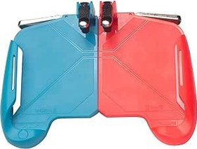 Resim Vklopdsh Mobile Game Controller(Upgrade Version),L1R1 And Gamepad For Pubg/Knives Out/Rules Of, Mobile Gaming Joysticks For Android Ios(Blue+Red) 