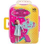 Resim Valizli 10 Parça Doktor Seti Tekerlekli 2218 
