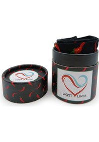 Resim Gost Liria Pepper Socks Desenli Unisex Soket Çorap Siyah 