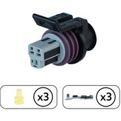 Resim Yağ Yakıt Basınç Sensör Soketi 3 Pin Kablosuz 