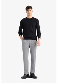 Resim Defacto Jogger Fit Kısa Paça Penye Pantolon F0412ax25wngr370 Gri 