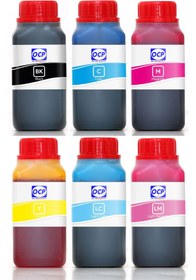 Resim OCP Epson T1221 T1226 Uyumlu Kartuş Mürekkebi 250ml Set 6 Renk 