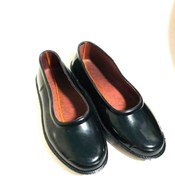 Resim burak poli Mest Ayakkabısı Siyah Plastik Astarlı Mest Lastik Ayakkabı 