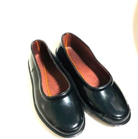 Resim burak poli Mest Ayakkabısı Siyah Plastik Astarlı Mest Lastik Ayakkabı 