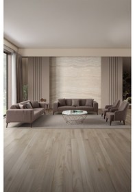 Resim Regnar 3+3+1+1 Koltuk Takımı Kahverengi Kahverengi 