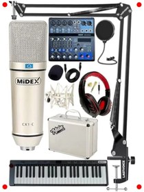 Resim Genel Markalar Home Stüdyo Başlangıç Paketi 4: Ses Kartı, Mikrofon, MIDI 