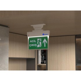 Resim Hzatech Sıva Üstü Ve Duvar Tipi Çıkış Exit Yönlendirme Armatürü 