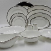 Resim Evaliza Versailles Platin 101 Parça 12 Kişilik Yemek Takımı 