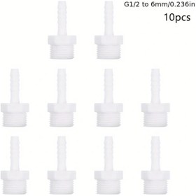 Resim Hightower 10 Adet Hortum Bağlantı Seti G1 2 6mm 4 20mm Plastik Barb Fittings 