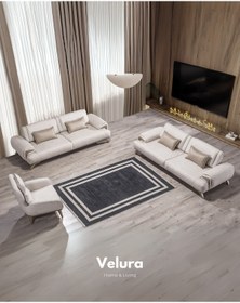 Resim Velura Home & Living Avrupa Koltuk Takımı & Oturma Grubu (3+3+1) 