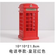 Resim Yaozixa "ahşap Kumbara - Telefon Kulübesi Tasarımı, Çocuklar İçin Hediye Ve Ev Dekorasyonu" 