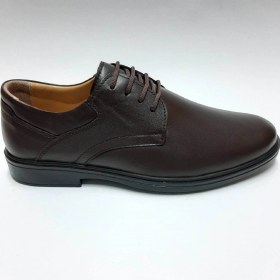 Resim Göray Hakiki Deri Oxford Model Yazlık Kahverengi Bağcıklı Erkek Ayakkabı C-84263 