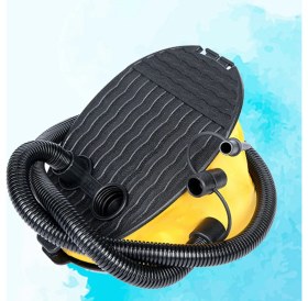 Resim Ledong Shop A Sarı Stil Kamp Balon Uyku Yatak Yoga Matı Şişme Ayak Pompası - Bellow Ayak Pompası Inflator (Yurt Dışından) 