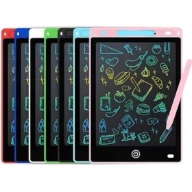 Resim Storemax 10 Inç Renkli LCD Yazı Tableti — Çocuklar Için Eğitici Çizim Tableti, Silinebilir Ekran, Kağıt Tasarruflu Taşınabilir Not Defteri (3+ Yaş) 