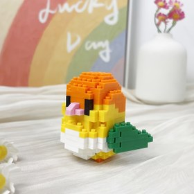 Resim Sevimli Kuş Şeklinde Yapı Blokları - Renkli Bağlantılı Oyuncak, Eğitici ve Rahat Masa Dekoru, Mükemmel Noel Hediyesi, Yapı Oyuncak Seti, Eğlenceli Tasarım, Canlı Renkler 