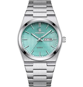 Resim Liangmei Poedagar Lüks Moda Erkek Saatleri, Paslanmaz Çelik, Su Gümüş 