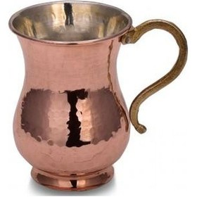 Resim Turna Bakır Kordonsuz Maşrapa El Dövme 300 ML Kırmızı Turna0451- 