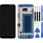 Resim Te Samsung Uyumlu S8 Plus G955f Uyumlu Çıtalı Lcd Ekran Mavi + Tamir Seti 