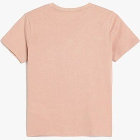 Resim Koton Basic Pamuklu Pembe Erkek Çocuk T-shirt 5skb10020tk Pembe 