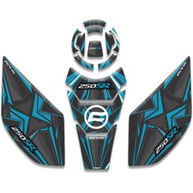 Resim Genel Markalar CF MOTO 250 SR TANK PAD SET (2016/ 2023) UYUMLU 05 